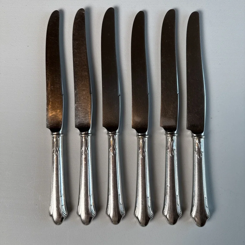 Gorham Silver Plate LADY CAROLINE Dinner Knives 1933 9-1/4